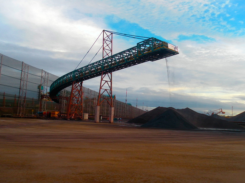Transportadores com curvas horizontais 5