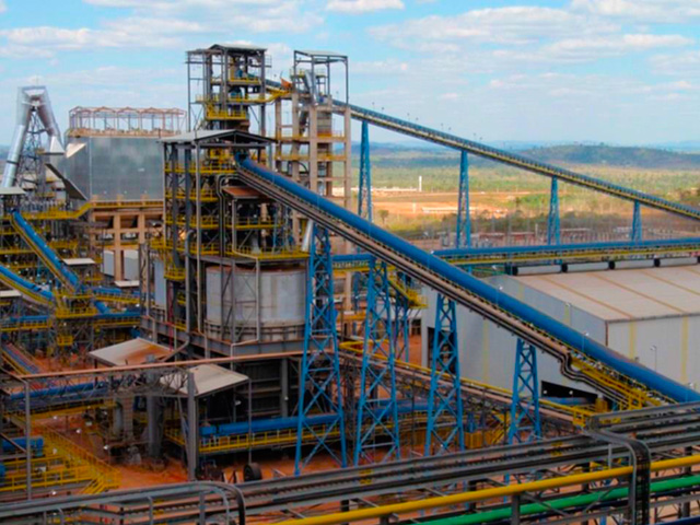 Transportadores de correia convencionais e apron feeder vale 4